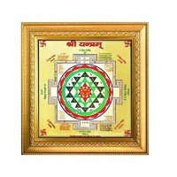hanging-sri-yantra-sri-yantram-6x6-inches-gold-polished-foil-framed-wall-hanging-yantra-blessed-and-energized-puja-sri-yantra-yantra