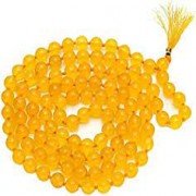 Yellow Agate-Hakik Mala/Rosary 6mm (109 Beads)