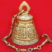 Brass Temple Bell ( C180 )