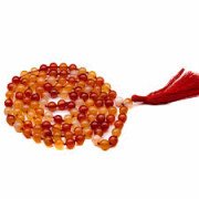 Carnelian Mala - To Defeat Negativity and Ensure Success