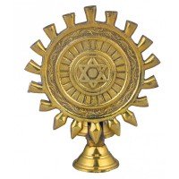 BRASS CHAKRA HARATI- CHAKRA ARTI