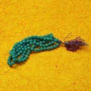 Sky Blue Hakik Mala/Rosary (108 Beads)