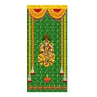 varalakshmi Background Decoration |poojas Backdrop Decorations Cloth |varalakshmi Pooja Decoration Cloth 5x8 feet Coconut varalaxmi | Pooja Backdrop Decoration Cloth