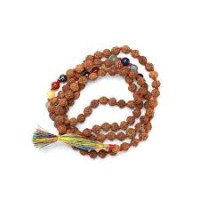 Rudraksha 7 Chakra Mala - For Spiritual Awakening & Good Luck